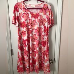 Simply Southern Coverup/Dress Pink M